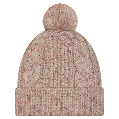 Jacksonville Jaguars New Era Women's Trendy Tone Cuffed Knit Hat with Pom - Stone - NFL