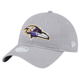 Baltimore Ravens New Era Women's Main 9TWENTY Adjustable Hat - Gray - NFL