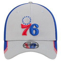 New Era Philadelphia 76ers Active Trim 39THIRTY Flex Hat Gray/Royal