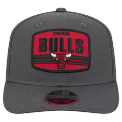 New Era Chicago Bulls Team Elevated Patch 9SEVENTY Adjustable Hat Graphite