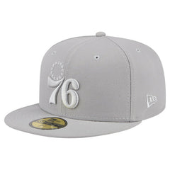 New Era Philadelphia 76ers Color Pack 59FIFTY Fitted Hat Gray