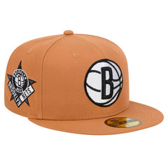 New Era Brooklyn Nets Color Pack 59FIFTY Fitted Hat Tan