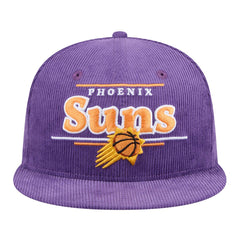 New Era Phoenix Suns Throwback Display Corduroy 9FIFTY Snapback Hat Purple
