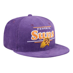 New Era Phoenix Suns Throwback Display Corduroy 9FIFTY Snapback Hat Purple