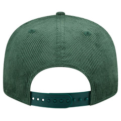 New Era Milwaukee Bucks Throwback Display Corduroy 9FIFTY Snapback Hat Hunter Green