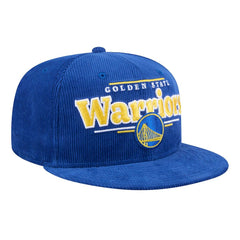 New Era Golden State Warriors Throwback Display Corduroy 9FIFTY Snapback Hat Royal