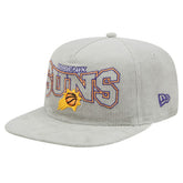 New Era Phoenix Suns Throwback Corduroy Golfer Snapback Hat Gray