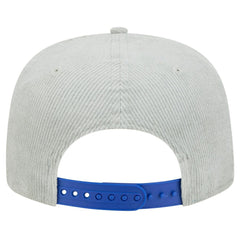 New Era Golden State Warriors Throwback Corduroy Golfer Snapback Hat Gray