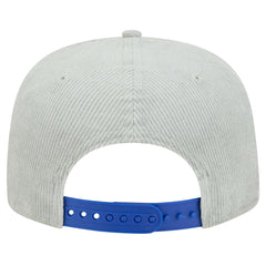 New Era Philadelphia 76ers Throwback Corduroy Golfer Snapback Hat Gray