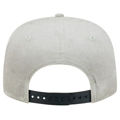New Era Chicago Bulls Throwback Corduroy Golfer Snapback Hat Gray