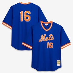 Dwight Gooden New York Mets Profile Big & Tall Cooperstown Collection Mesh Batting Practice Jersey Discount