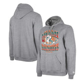 Miami Dolphins New Era Retro Pullover Hoodie - Heather Gray - NFL