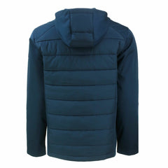 Denver Broncos Cutter & Buck Evoke PrimaLoft Hybrid Eco Softshell Recycled Full-Zip Hooded Jacket - Navy - NFL