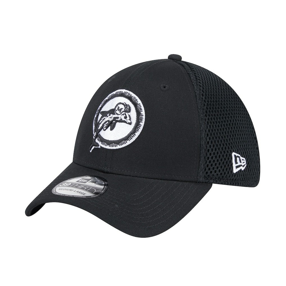 New Era Miami Dolphins Black Main Neo 39THIRTY Flex Hat - NFL