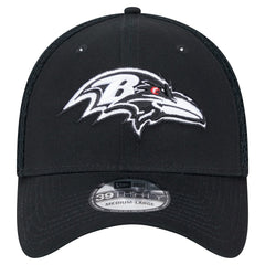 New Era Baltimore Ravens Black Main Neo 39THIRTY Flex Hat - NFL
