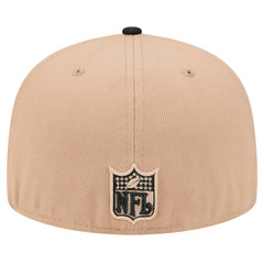 Atlanta Falcons New Era Throwback Logo Main 59FIFTY Fitted Hat - Tan - NFL
