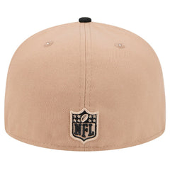 Las Vegas Raiders New Era Logo Main 59FIFTY Fitted Hat - Tan - NFL