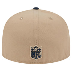 Tennessee Titans New Era Logo Main 59FIFTY Fitted Hat - Tan - NFL