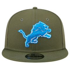 Detroit Lions New Era Main 9FIFTY Snapback Hat - Olive - NFL