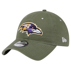 Baltimore Ravens New Era Main 9TWENTY Adjustable Hat - Olive - NFL