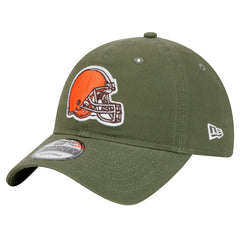 Cleveland Browns New Era Main 9TWENTY Adjustable Hat - Olive - NFL