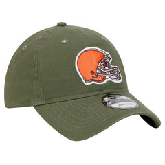 Cleveland Browns New Era Main 9TWENTY Adjustable Hat - Olive - NFL