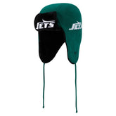 New York Jets New Era Helmet Head Trapper Knit Hat - Green - NFL