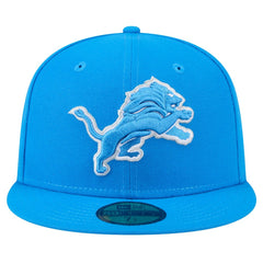 New Era Detroit Lions Blue Main 59FIFTY Fitted Hat - NFL