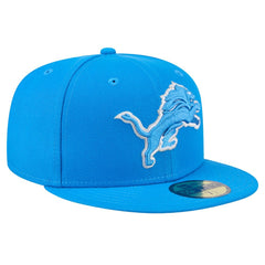 New Era Detroit Lions Blue Main 59FIFTY Fitted Hat - NFL