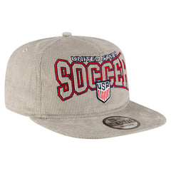 New Era - USMNT New Era Corduroy Golfer Adjustable Hat - Gray