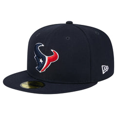 Houston Texans New Era Main Side Patch 59FIFTY Fitted Hat - Navy - NFL