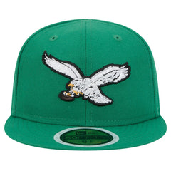 Philadelphia Eagles New Era Youth Main 59FIFTY Fitted Hat - Kelly Green - NFL