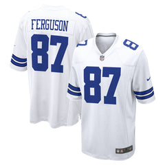 Jake Ferguson Dallas Cowboys Game Jersey - White - Nike