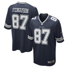 Jake Ferguson Dallas Cowboys Team Game Jersey - Navy - Nike