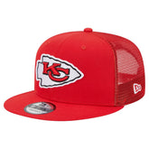 Kansas City Chiefs New Era Main Trucker 9FIFTY Snapback Hat - Red - NFL