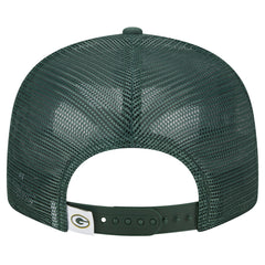 Green Bay Packers New Era Main Trucker 9FIFTY Snapback Hat - Green - NFL