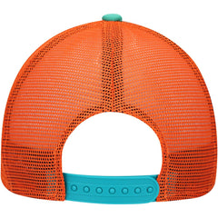 Miami Dolphins New Era Youth A-Frame 9FORTY Trucker Adjustable Hat - Aqua - NFL
