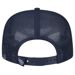 Tennessee Titans New Era Youth Distressed 9FIFTY A-Frame Snapback Hat - White/Navy - NFL