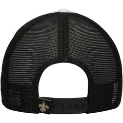 New Orleans Saints New Era Youth Sport Night Color Block 9FORTY A-Frame Trucker Adjustable Hat - Black - NFL
