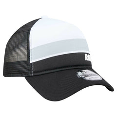 Las Vegas Raiders New Era Youth Sport Night Color Block 9FORTY A-Frame Trucker Adjustable Hat - Black - NFL