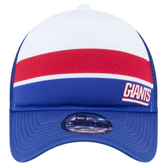 New York Giants New Era Youth Sport Night Color Block 9FORTY A-Frame Trucker Adjustable Hat - Royal - NFL