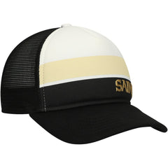 New Orleans Saints New Era Preschool Sport Night Color Block 9FORTY A-Frame Trucker Adjustable Hat - Black - NFL