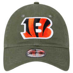 Cincinnati Bengals New Era Youth Main 9TWENTY Adjustable Hat - Olive - NFL