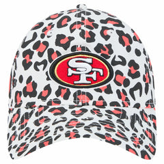 San Francisco 49ers New Era Preschool Active Leopard 9TWENTY Adjustable Hat - White - NFL