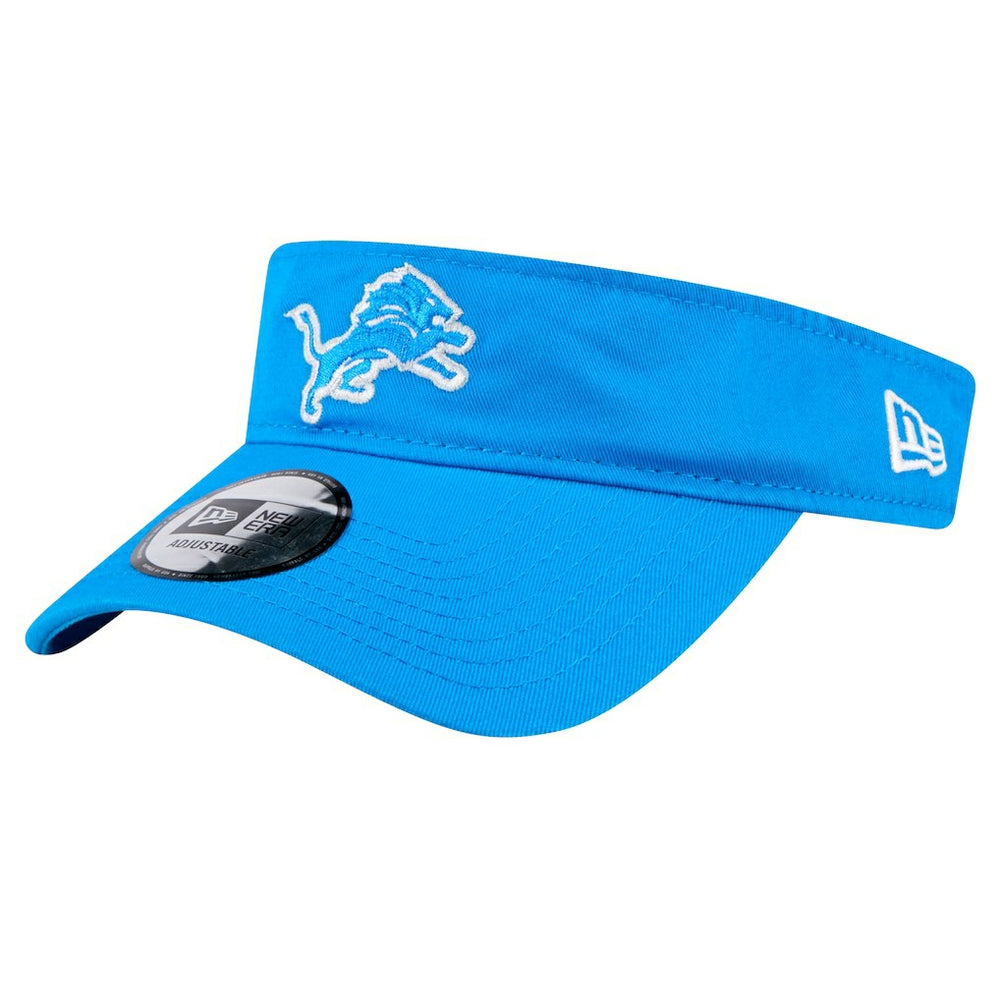 Detroit Lions New Era Main Adjustable Visor - Blue - NFL
