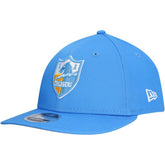 Los Angeles Chargers New Era Main Low Profile 9FIFTY Snapback Hat - Powder Blue - NFL