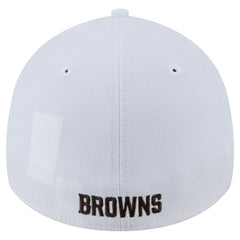 Cleveland Browns New Era Main 39THIRTY Flex Hat - White - NFL