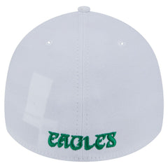 Philadelphia Eagles New Era Throwback 39THIRTY Flex Hat - White - NFL