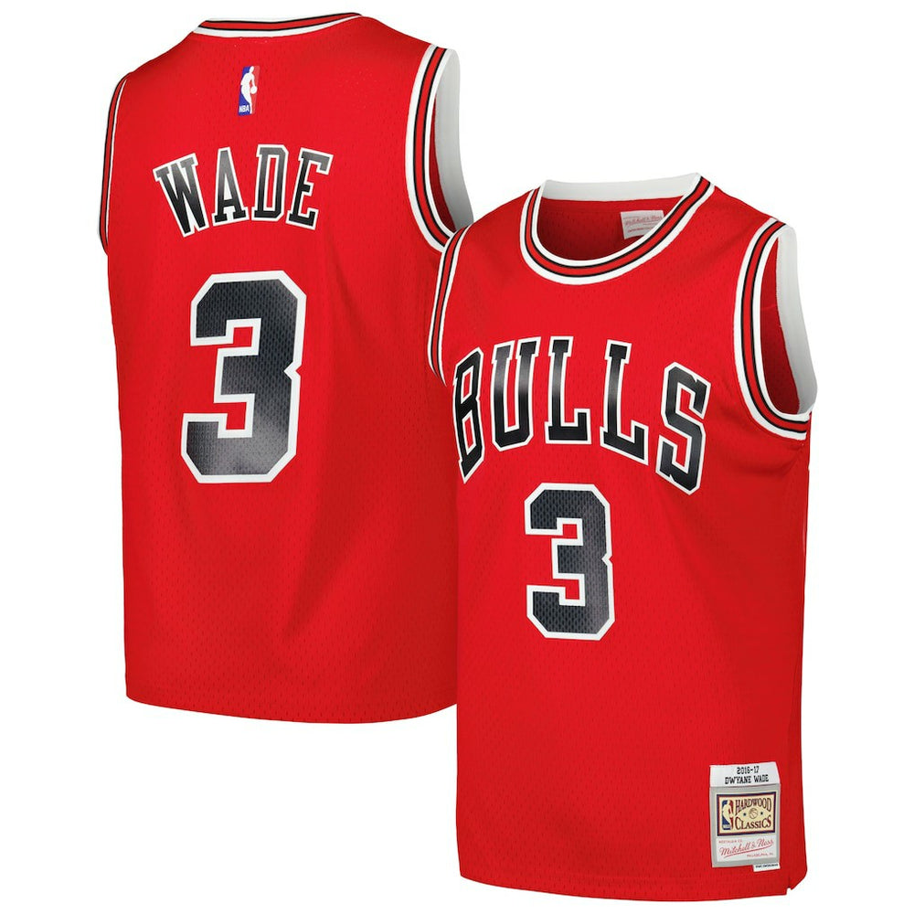 Mitchell & Ness Dwyane Wade Chicago Bulls 2016/17 Hardwood Classics Swingman Jersey Red