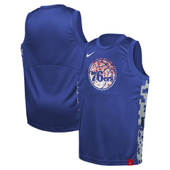 Nike Philadelphia 76ers Youth Courtside Starting Five Team Jersey Royal